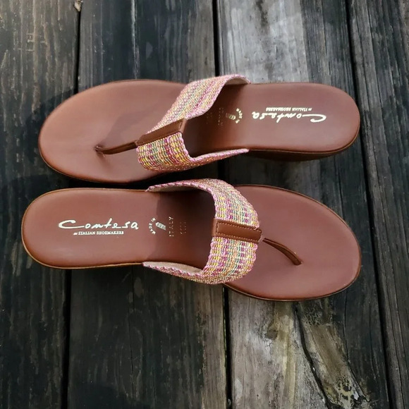 ITALIAN Shoemakers Wedge Sandal - Picture 2 of 6
